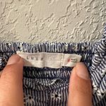 Lush Clothing Lush‎ Womens Blue White Pinstriped Sleeveless Crop Top Size M Photo 2