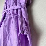 J.Crew  NEW‎ Faux Wrap Sleeveless Tiered Skirt Dress Size 4 in Bright Lilac Photo 12