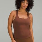 Lululemon InStill Roasted Brown Tank Top Size 6 Photo 0