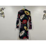 Tucker Silk Crepe de Chine Floral Collared Long Sleeve Dress XS Photo 7