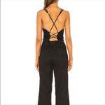 Hudson Jeans Leverage Jumpsuit in Black Cropped Wide Leg Size Medium Photo 2