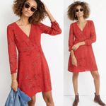 Madewell NWOT  Hazelwood Faux Wrap Mini Dress Photo 2