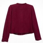 CAbi  Burgundy Sweater jacket blazer Photo 2