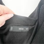 Mango  Glitter Off the Shoulder Top XL Black Photo 4