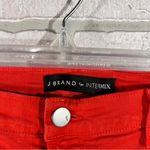 J Brand  for Intermix Fiery Red Skinny Ankle Zip Jeans Size 29 Photo 6