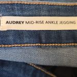 TRIBAL Plus Audrey Mid Rise Embroidered Hem Ankle Jeans Size 16 Embellished Wmns Blue Photo 3