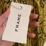 frame denim NWT FRAME Snakeskin Billow Blouse Photo 7