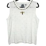 Storybook Knits Golden Dragonflies Sweater Tank Top Large Photo 0