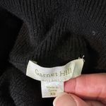 Garnet Hill Size XS Black Wool Cashmere Turtleneck Pouch Oversized Tunic Sweater Photo 6