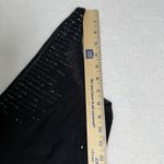 Amanda Smith Womens Black Sequin Dress Size 14 Semi Sheer Witchy Goth LBD Photo 11