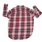 Madewell  Red Plaid Flannel Classic Ex-boyfriend Oversized Shirt size Medium Photo 6