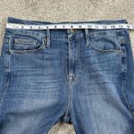 Good American Women’s Good Legs Skinny Jeans High Rise Ripped Pockets Blue 8/28 Photo 10