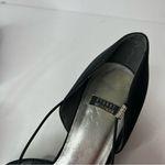 American Vintage Vintage 90s 1990s Black Chunky Heel Pumps Mary Jane Strap 9.5 Photo 6