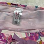 Hula Honey  Women's Bikini Bottom Pink Floral Low Rise Size Small Ruched Back Photo 3