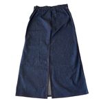 Vintage 90s Nativewear Designs Denim Midi Skirt Blue Size L Photo 2