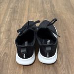 Adidas  Cloudfoam Black Sneakers with White Stripes Photo 3