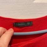 Soprano  Womens Red Black White Stripe Tank Dress Balloon Hem Sz M Made in USA Photo 2