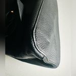 Crossi Black Faux Leather Bow Bag Purse With Gold Hardware Women’s Medium Size Photo 8