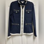Boston Proper  jacket size S navy blue Photo 2