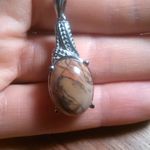 Cherry Creek Jasper Stainless Steel Pendant Necklace Photo 9
