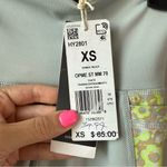 Adidas ‎ Optime Stash Tight Fit Leggings Wonder Silver Floral XS Photo 5
