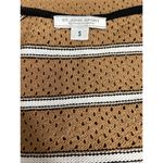 St. John  Sport Brown & White Striped Knit Tank Top Y2K Neutral Tone Size Small Photo 3