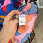 Tuckernuck Sugarlips colorful print blouse puff sleeves top farm rio embroidered tropical Photo 5