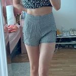 Urban Outfitters NWT high rise gingham cut out shorts Photo 0
