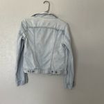 Gap distressed light wash denim jacket Photo 6