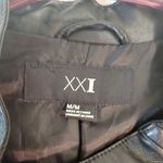 Forever 21  Faux Black Leather Jacket Photo 3