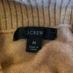 J.Crew  TurtleNeck Sweater M Tan Beige with Ribbed Details Wide Sleeves Soft Photo 6