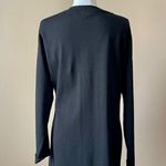 EVIE | Black Silk Blend Cardigan Sweater Sz XL Photo 5