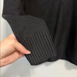 Soft Surroundings NWT  Merra VNeck Sweater Black Size L Photo 3