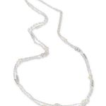 Style & Co Bead-Accent Layered Strand Necklace in Silver-Tone MSRP $35 NWT Photo 0