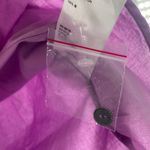 Free People  Annie Butterfly Bush Purple Pintuck Pleated Tunic Top Sz Small NWOT Photo 4