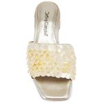 Jeffrey Campbell  Fishy Sandals in Cream Gold Combo 9 with box Womens Leather Photo 1