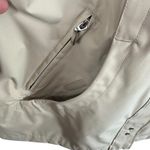 Free Country  Radiance NWT Tan Full Zip Snap Up Hooded Rain Jacket Women's Size L Photo 3