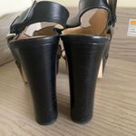Michael Kors MK platform heels WOMENS size 7 Black LEATHER Photo 3