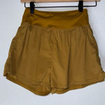 Madewell  MWL Windbreaker Shorts Athletic Pull On Zip Pocket Orange Brown XXS Photo 0