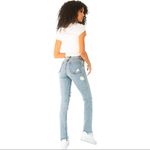 Revice Denim Revice Dream Fit Button Fly Straight Crop Distressed Raw Hem Jeans 27 Photo 15