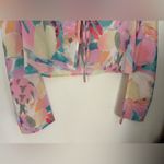 Princess Polly  sheer long sleeve split front crop top size 6 Photo 10