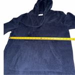 ONIA  (Deep Navy) Towel Terry Poncho Pullover Hoodie Size  S Photo 4