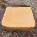 Ralph Lauren Y2K Tan Leather Shoulder Bag Photo 4