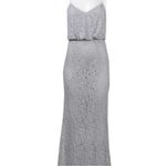 Adrianna Papell  Signature Lace Blouson Gown Light Purple Size 4 NEW Photo 1