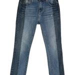 Driftwood  Candace Slim Ankle Jeans Size 26 Two Tone Stretch Denim Skinny Pant Photo 0