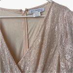 Mac Duggal 93679 Long Sleeve A Line Maxi Gown Dress Pink Lace Sequin 10 Photo 3