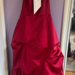 David's Bridal David’s bridal Red Strapless Gown Photo 0