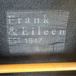 Frank & Eileen Frank‎ & Eileen Isabelle Funnel Neck Effie Capelet Dress Size Large Black Fleece Photo 8