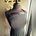 CDC Wear Vintage 90s CDC strappy satin trim black maxi evening dress, size 8 Photo 6