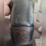 Lucchese  1883 Savannah Black Mad Dog Goat Leather Snip Toe Western Boots Size 10 Photo 9